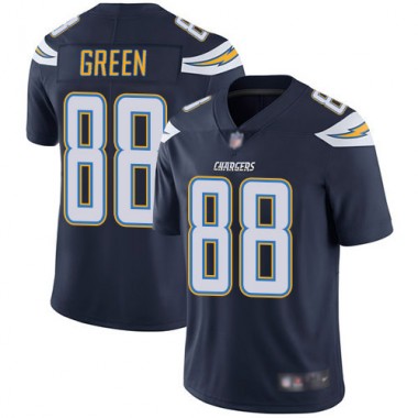 Los Angeles Chargers NFL Football Virgil Green Navy Blue Jersey Men Limited 88 Home Vapor Untouchable